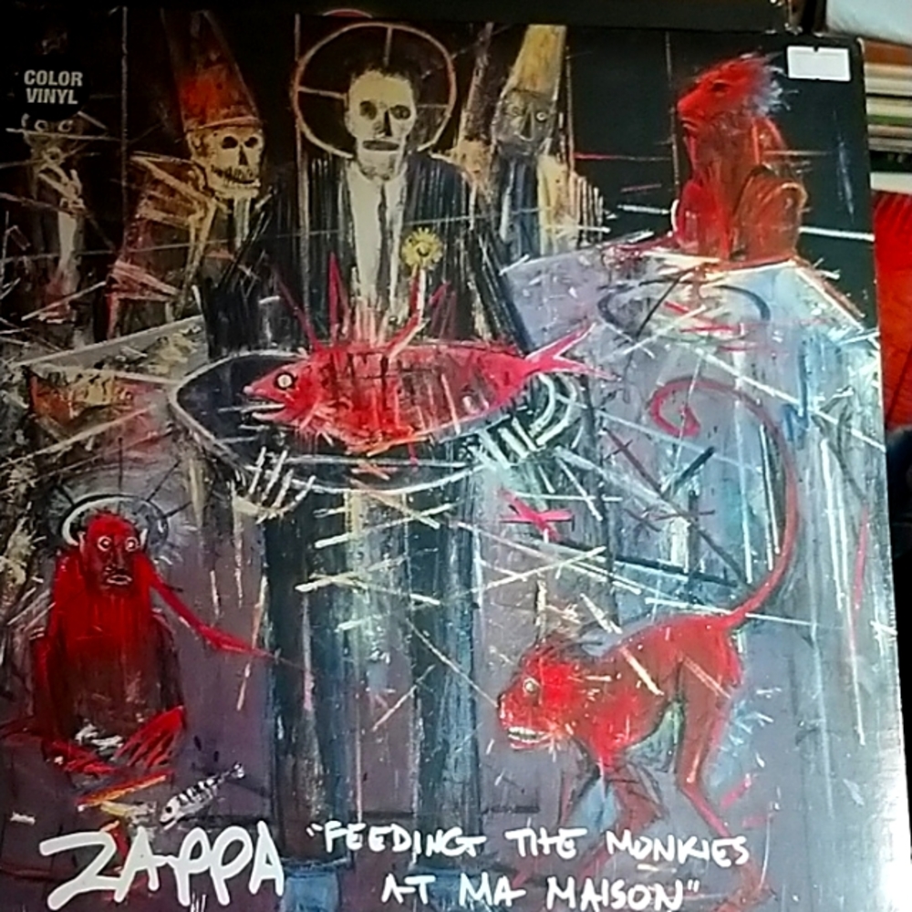 Frank Zappa "Feeding the monkeys at ma Maison" orange vinyl SEALED